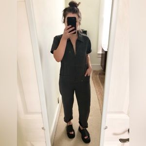 Noble Utility Suit in Charcoal, XS